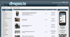 Desktop Screenshot of divegear.ie